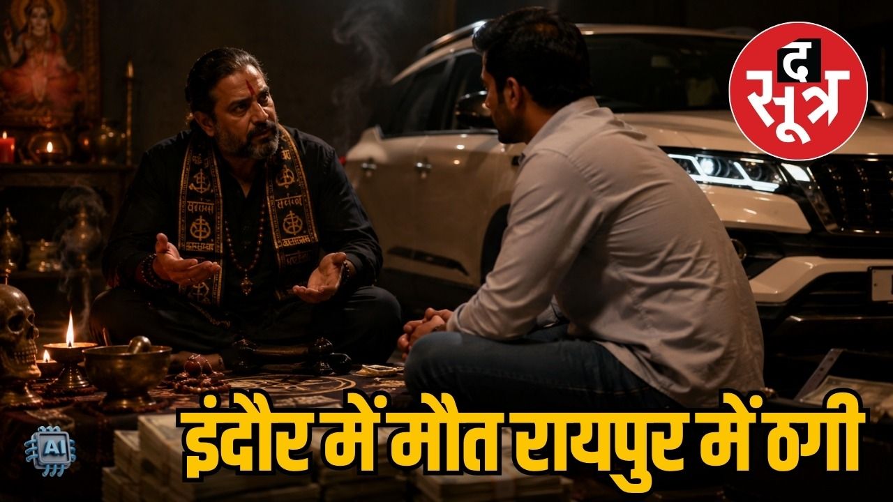 गाजियाबाद के कारोबारी से रायपुर में 40 लाख की ठगी, आरोपी तांत्रिक फरार 